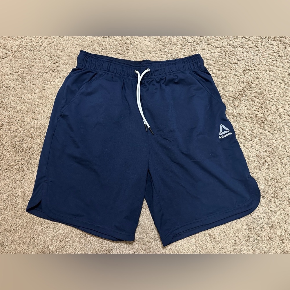 Reebok Men's Deep Blue Athletic Shorts Size M G-35